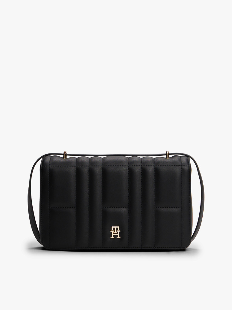 Negru Geanta Crossbody Matlasata Cu Monograma TH  Femei