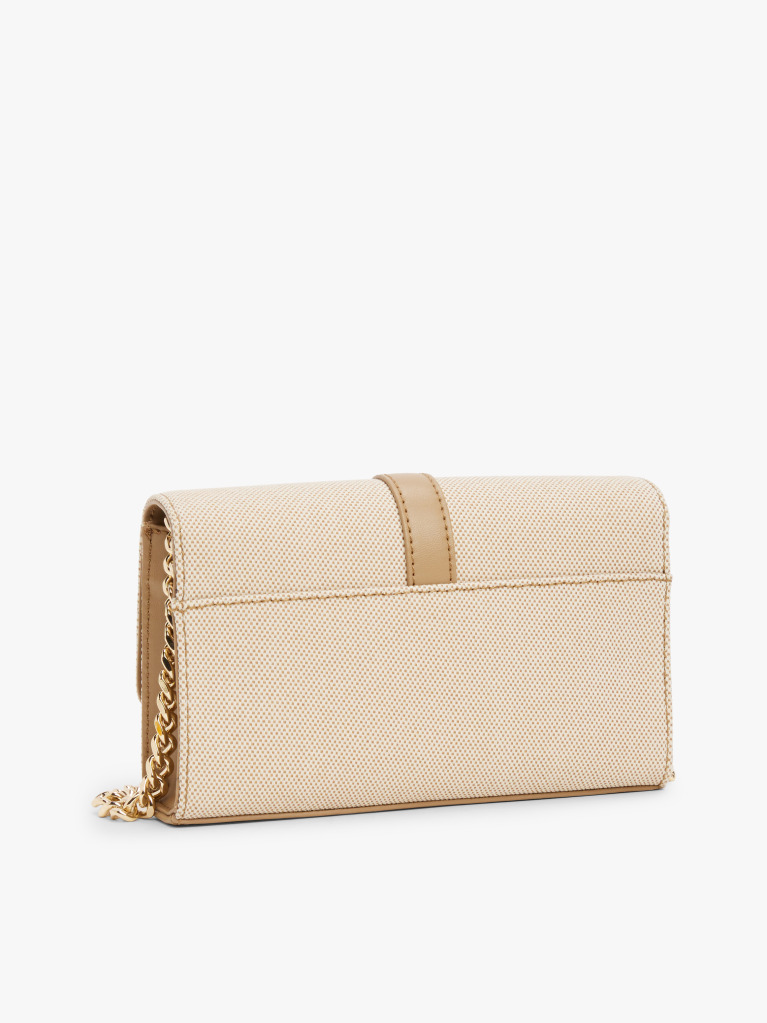 Bej Geanta Crossbody Din Panza Heritage  Femei