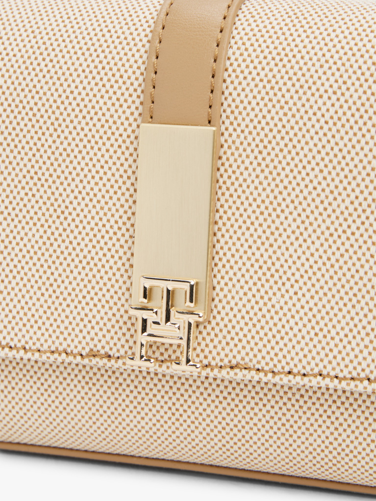 Bej Geanta Crossbody Din Panza Heritage  Femei