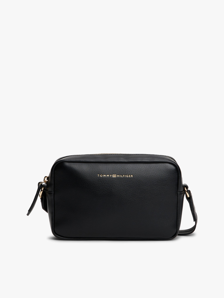 Black Webbing Crossbody Camera Bag  Women