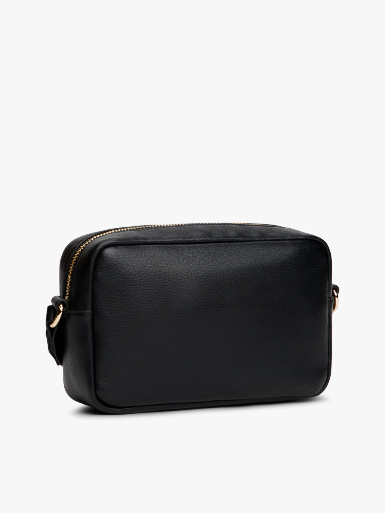 Black Webbing Crossbody Camera Bag  Women