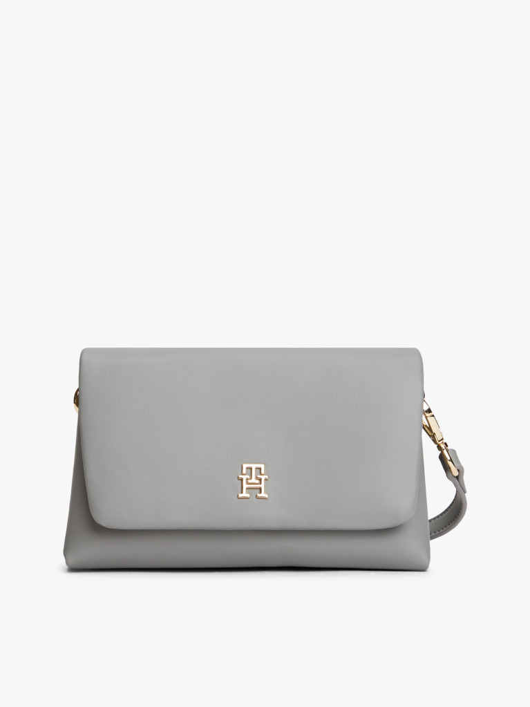 Grey Modern Essential Crossbody Bag  Women