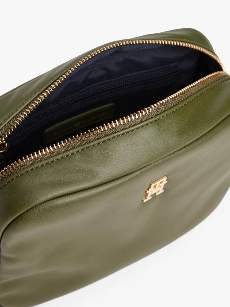 Verde Geanta TH Monogram Crossbody  Femei