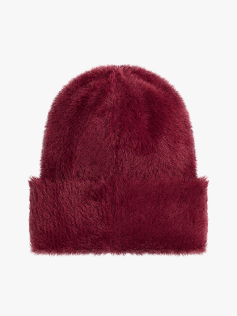 Red Heritage Fluffy Beanie  Women
