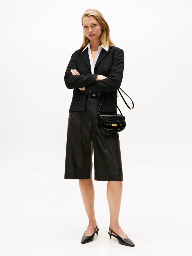 Negru Geanta Crossbody Din Piele  Femei