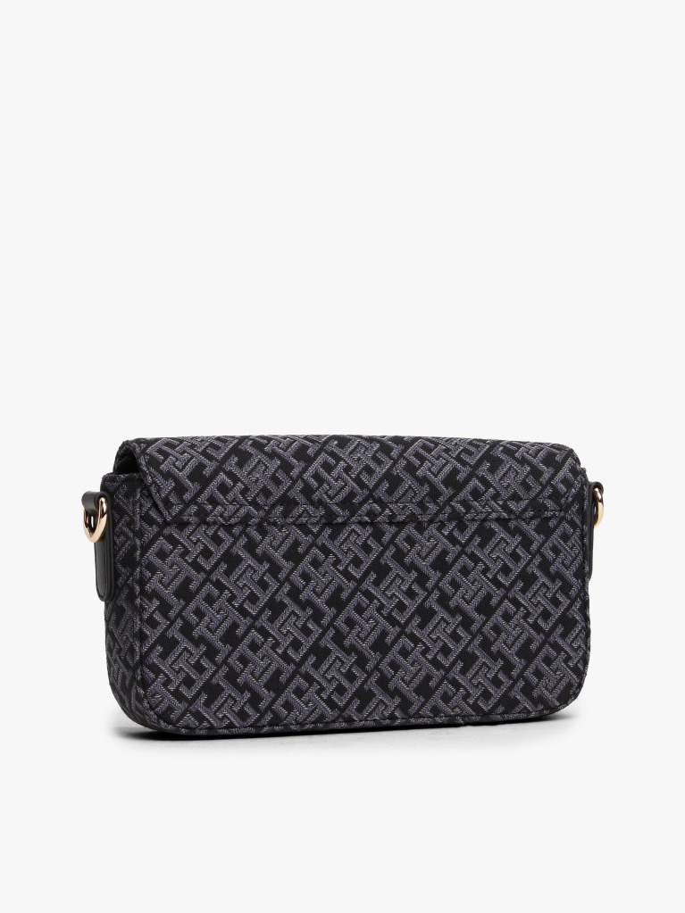 Negru Geanta Hilfiger Icon Crossbody Jacquard  Femei