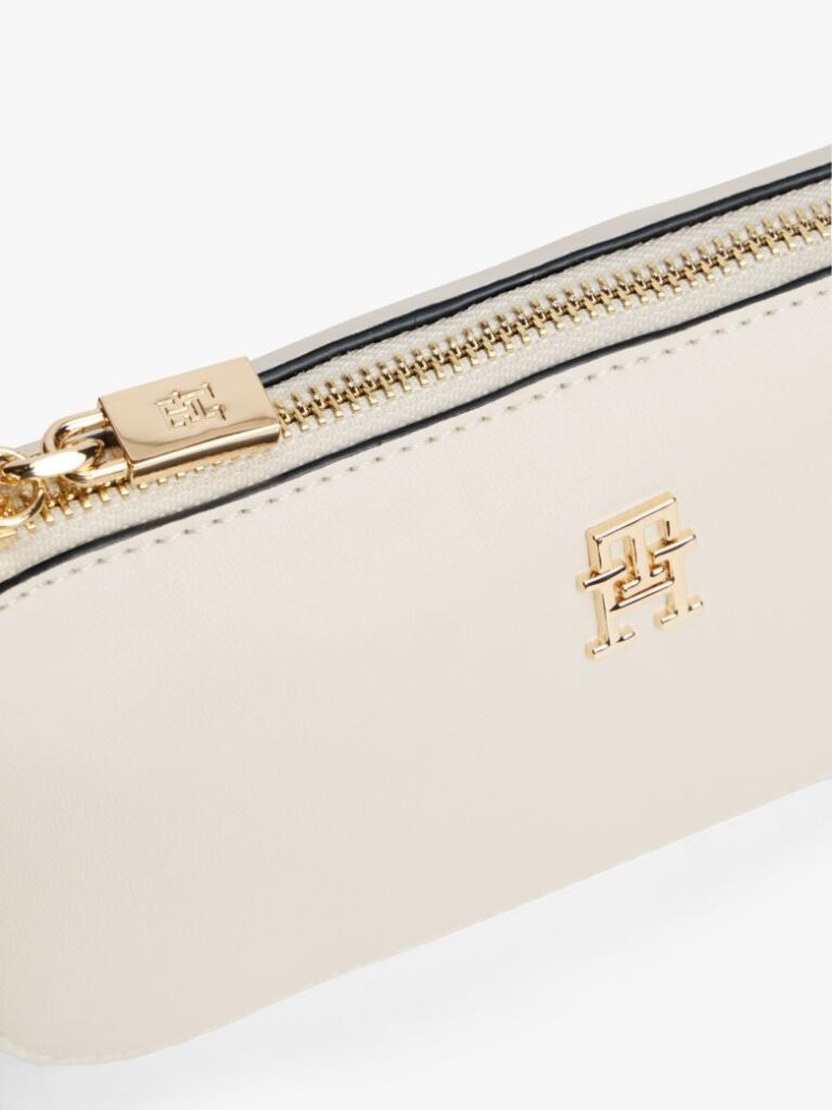 Bej TH Monogram Geanta Crossbody Cu Curea Tip Lant   Femei