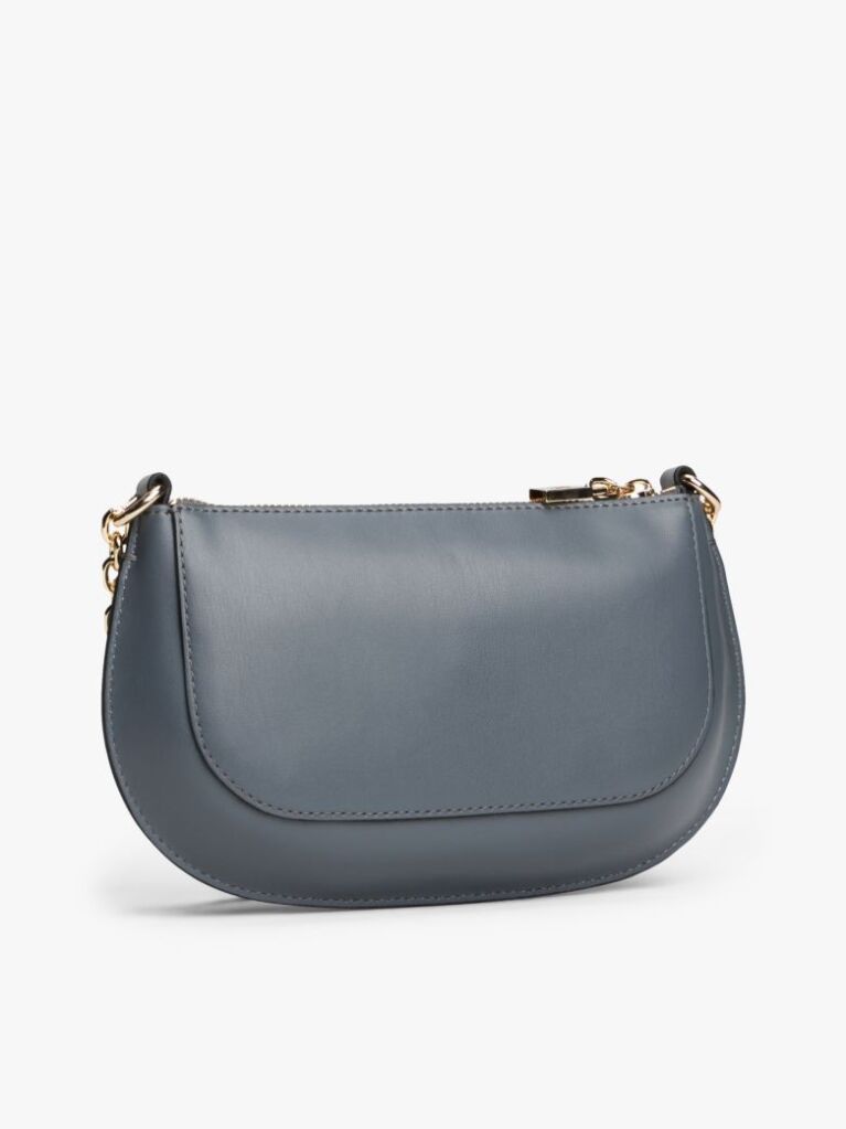 Gri TH Monogram Geanta Crossbody Cu Curea Tip Lant   Femei