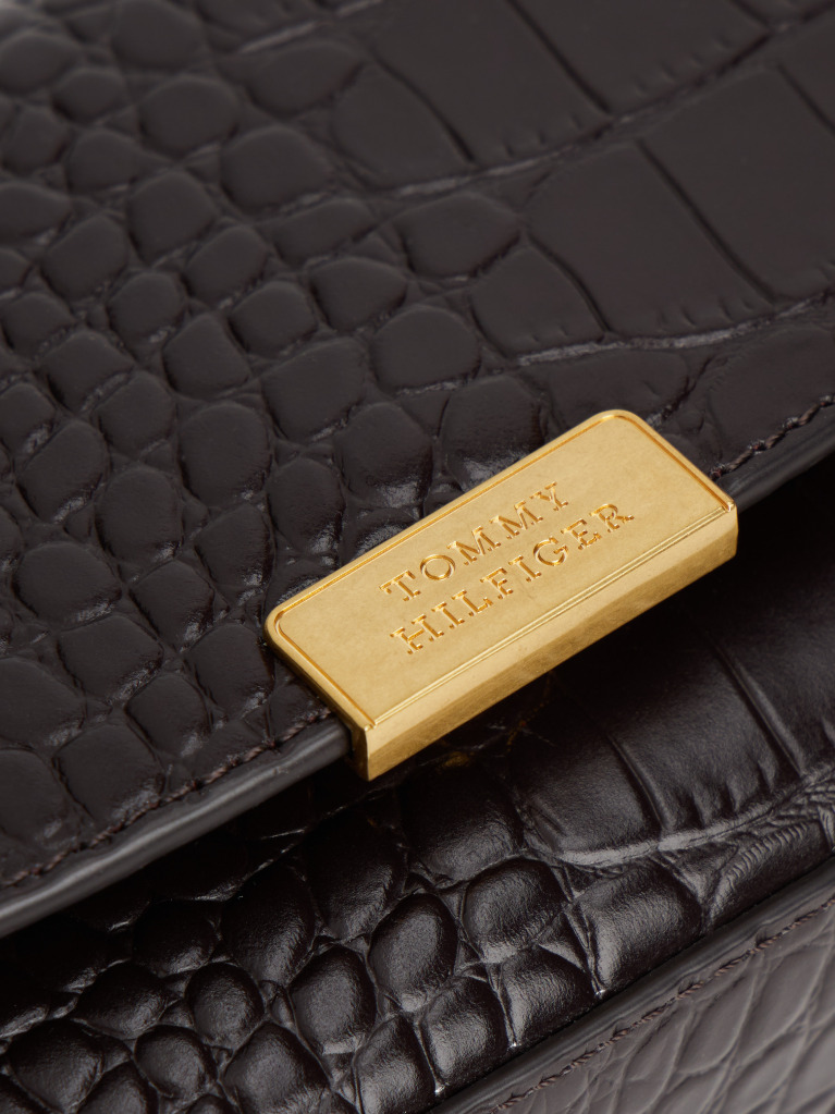 Maro Geanta Crossbody Din Piele Cu Imprimeu Croco  Femei