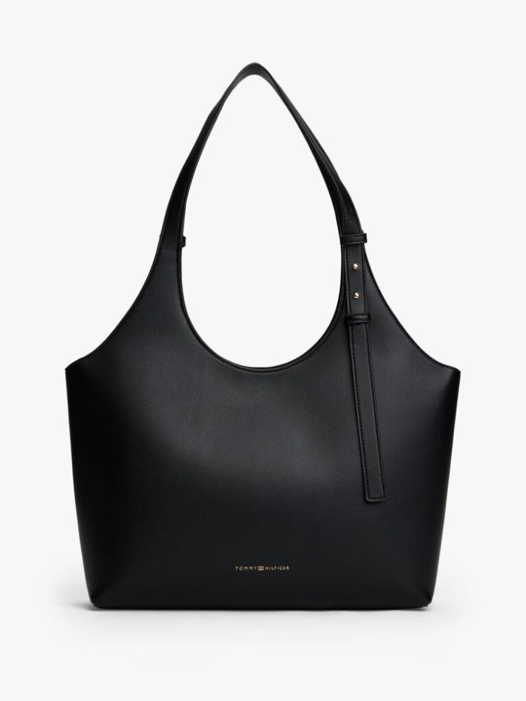 Black TH Logo Tote  Women