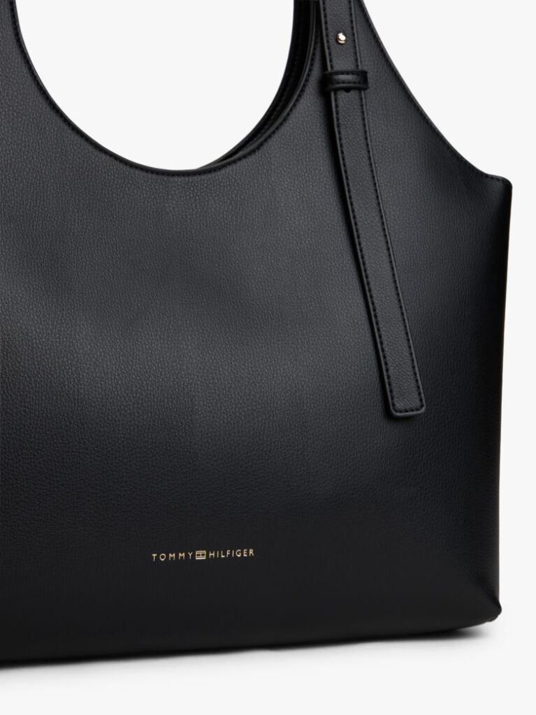 Black TH Logo Tote  Women