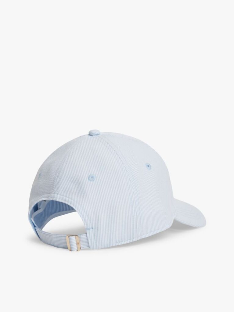 Blue Sapca De Baseball Cu Logo Stripe Seersucker  Femei