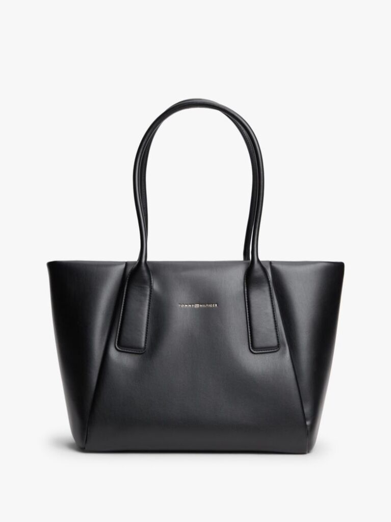 Negru Geanta Essential Tote Cu Logo Metalic  Femei