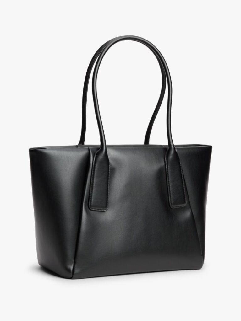Negru Geanta Essential Tote Cu Logo Metalic  Femei