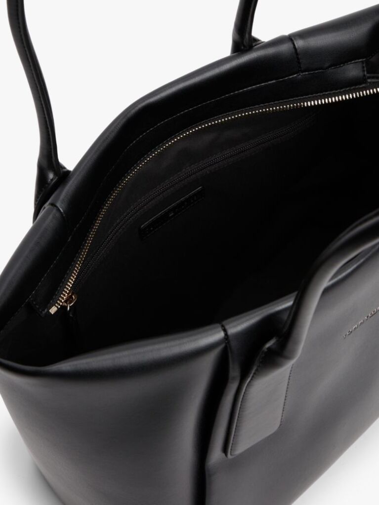 Negru Geanta Essential Tote Cu Logo Metalic  Femei