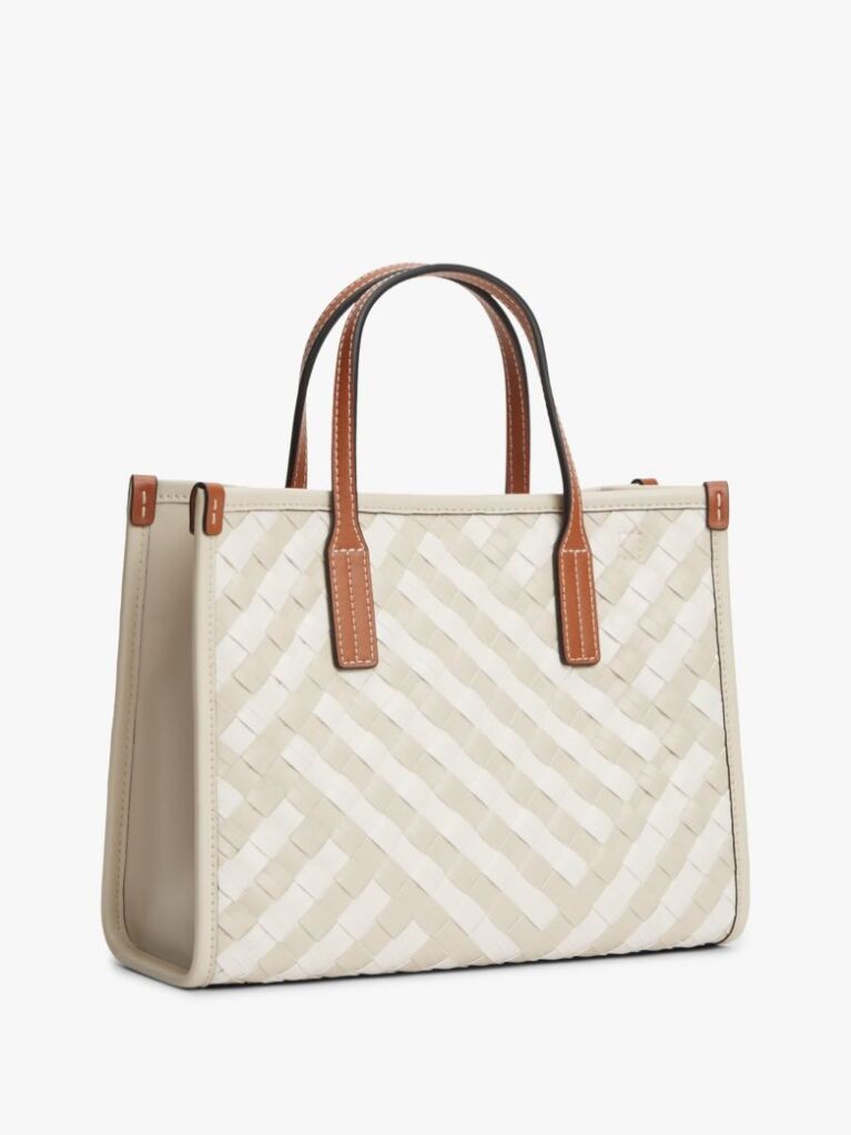Bej City Geanta Crossbody Tote Tesuta  Femei