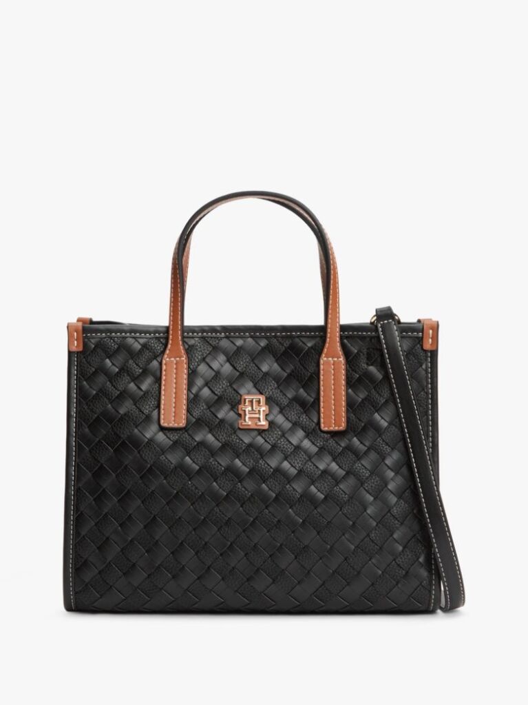 Negru City Geanta Crossbody Tote Tesuta  Femei