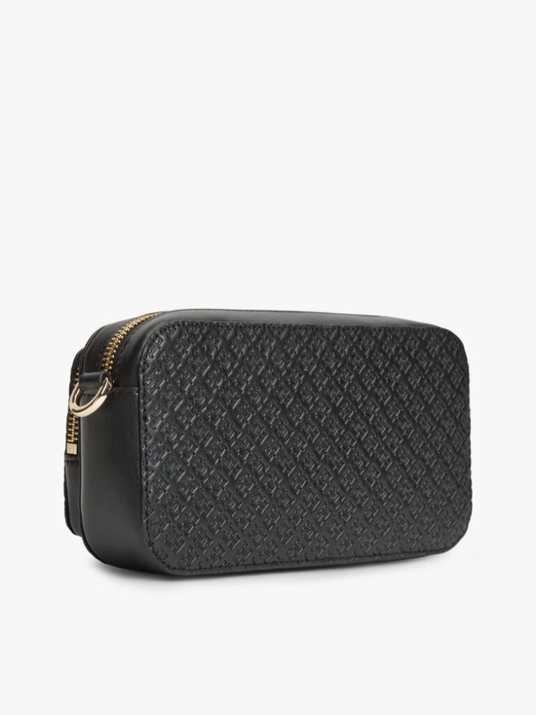 Negru Geanta Crossbody Camera Cu Monograma TH  Femei