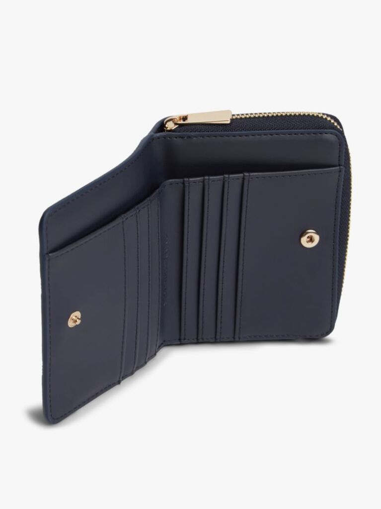 Blue Hilfiger Icon Signature Zip-Around Wallet  Women