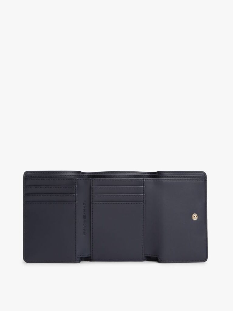 Blue Hilfiger Icon Signature Trifold Wallet  Women