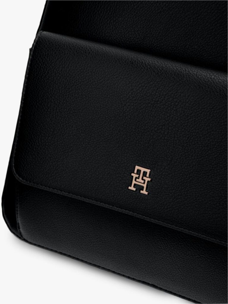 Negru Hilfiger Icon Rucsac Dome  Femei
