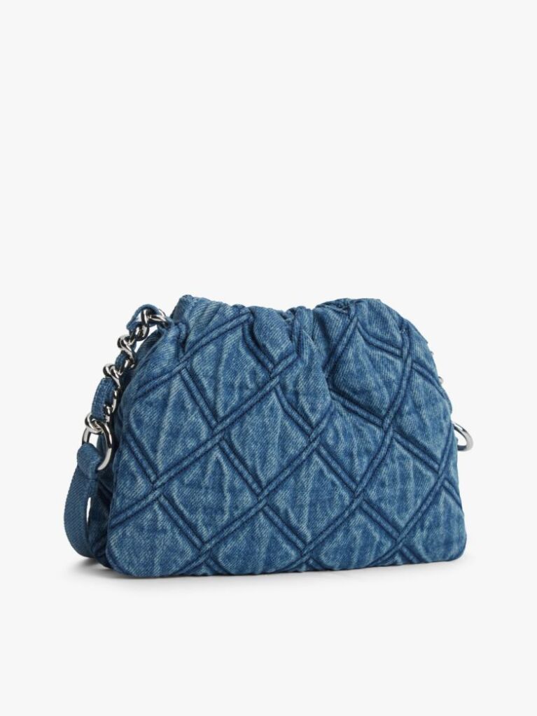 Denim Quilted Denim TH Monogram Crossbody Bag  Women