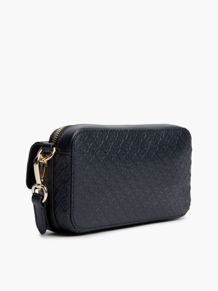 Blue Geanta Crossbody Camera Cu Imprimeu Hilfger Icon  Femei