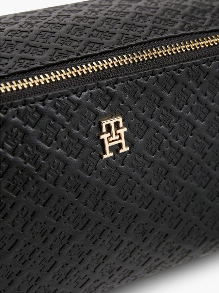 Negru Trusa De Toaleta Cu Imprimeu Hilfiger Icon   Femei