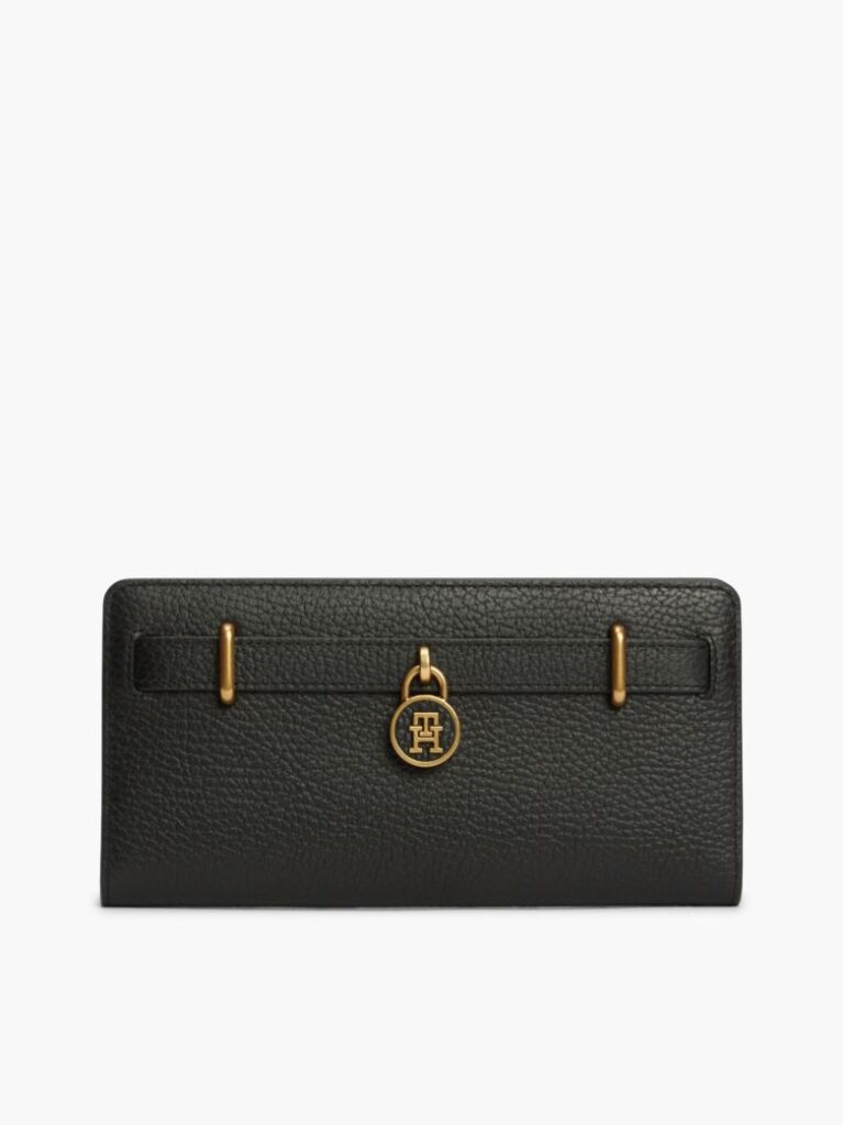 Negru Portofel The American Icon Bifold Din Piele  Femei
