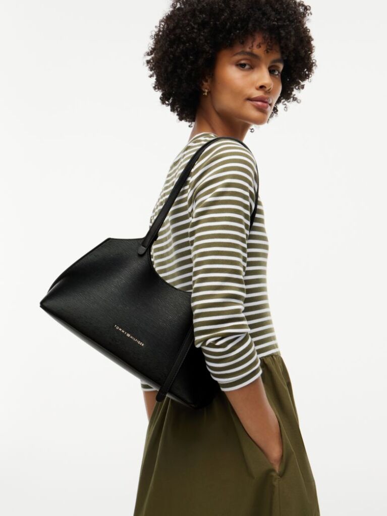 Negru Geanta Tote Modern Cu Textura  Femei