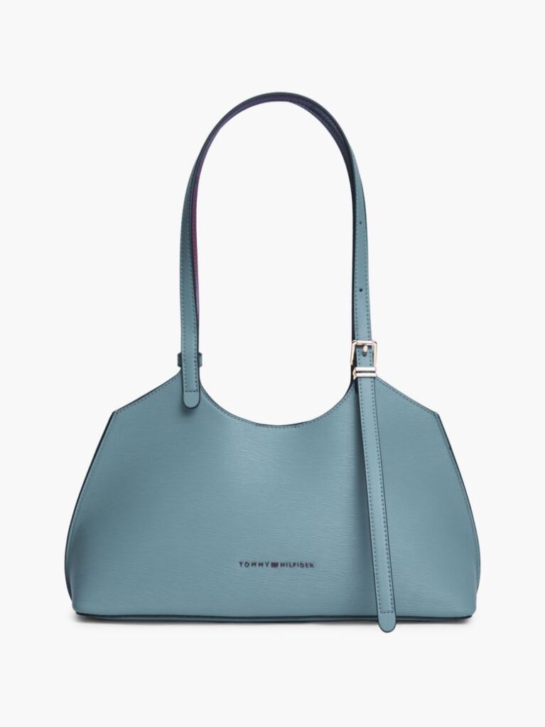Blue Geanta Tote Modern Cu Textura  Femei