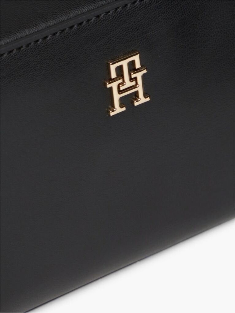 Negru Geanta Crossbody Camera Cu Logo Repetat Pe Bareta  Femei