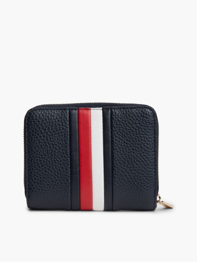 Blue Portofel Cu Imprimeu Hilfiger Icon Si Fermoar  Femei