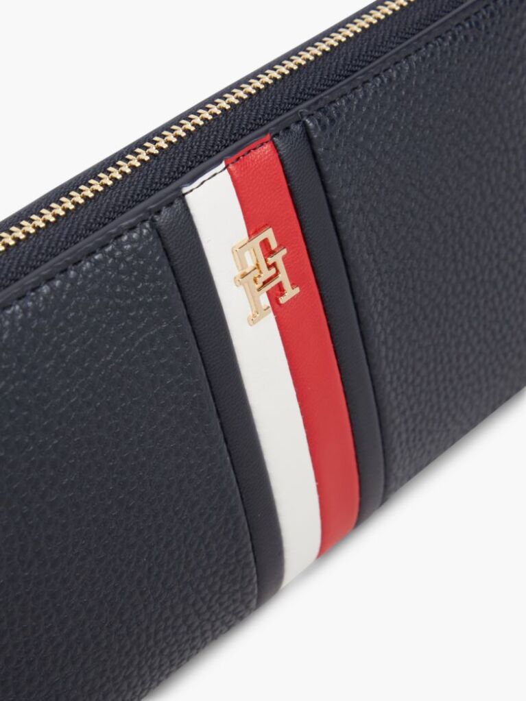 Blue Hilfiger Icon Global Stripe Zip-Around Wallet  Women