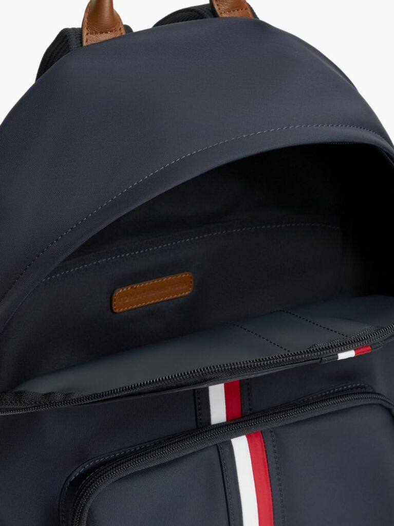 Blue Rucsac Dome Popette Cu Dunga Global  Femei