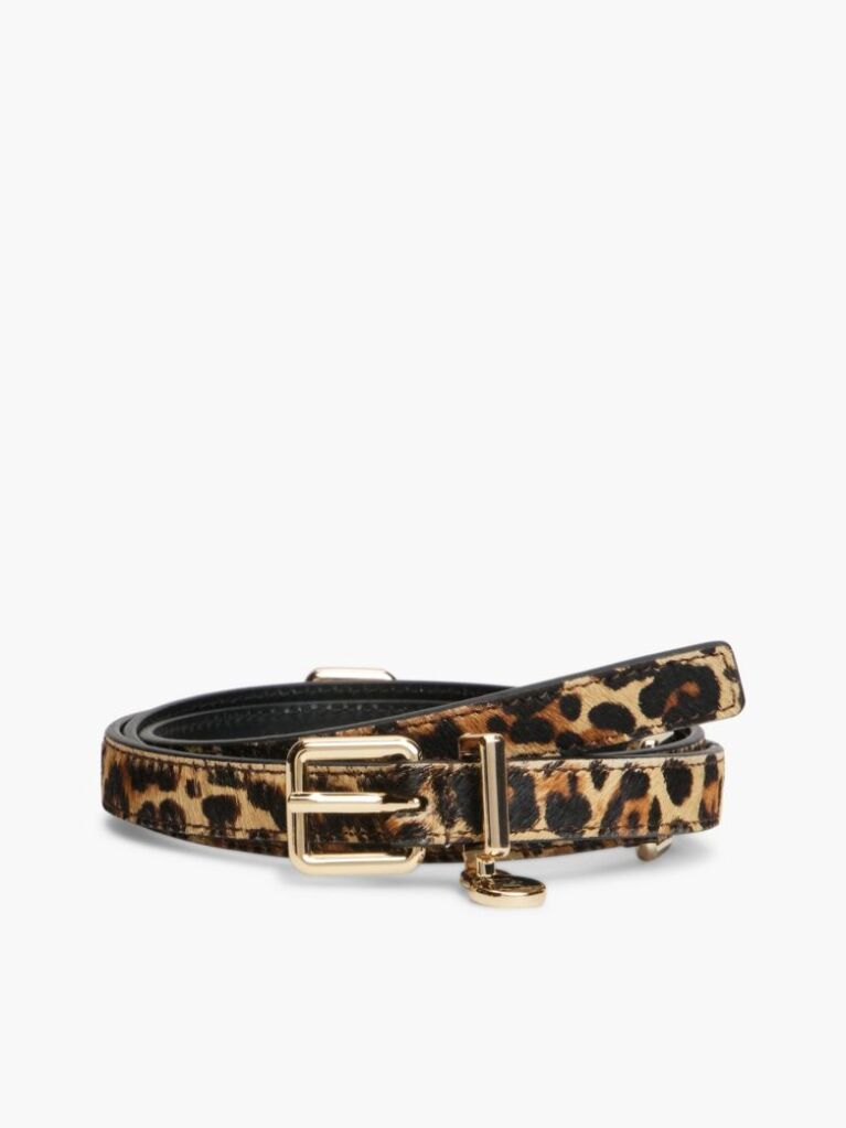 Multi The American Icon Cheetah Print Belt  Women