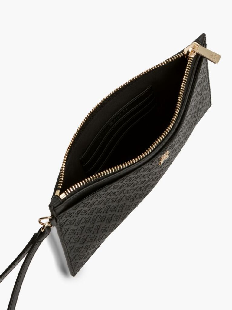 Negru Portofel Cu Imprimeu Hilfiger Icon  Femei