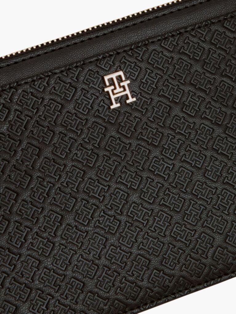 Negru Portofel Cu Imprimeu Hilfiger Icon  Femei
