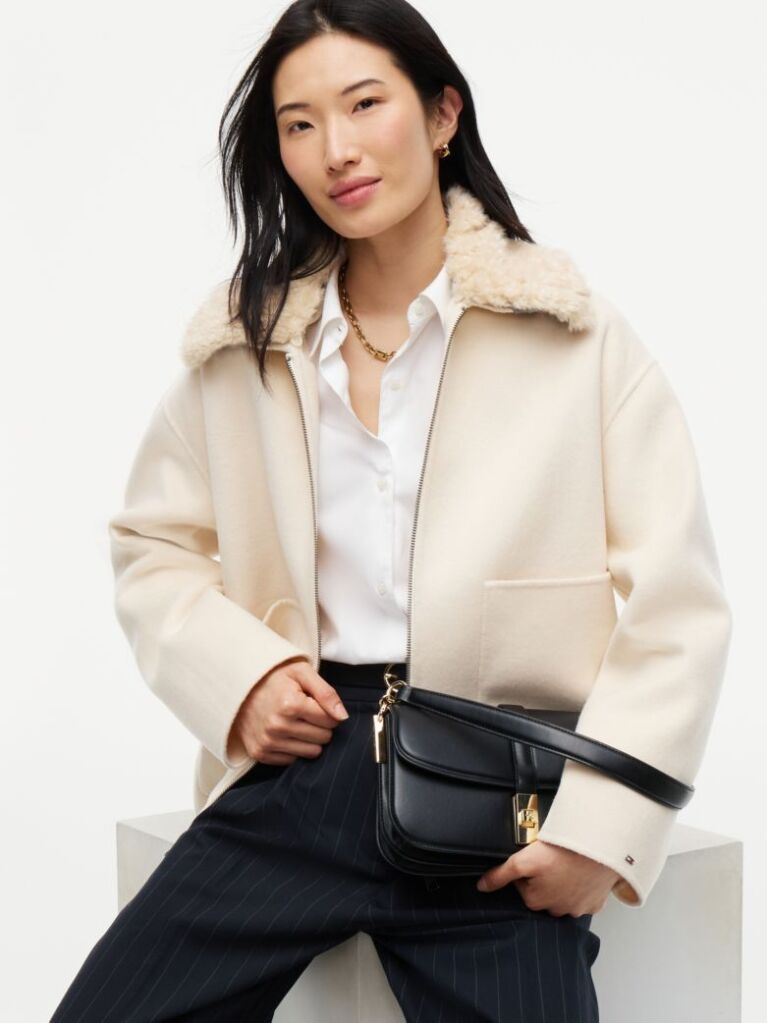 Negru Geanta Crossbody Convertibila  Femei