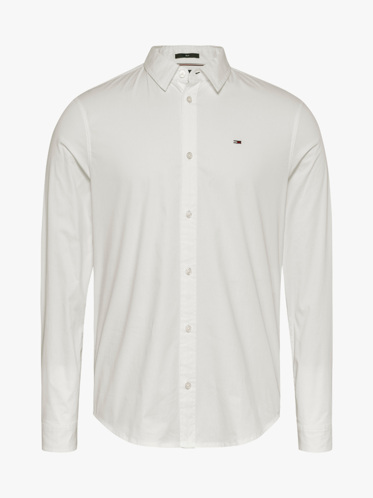 Alb Camasa Slim Fit Stretch  Barbati
