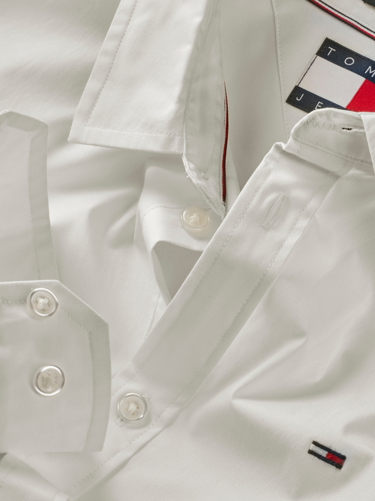 Alb Camasa Slim Fit Stretch  Barbati