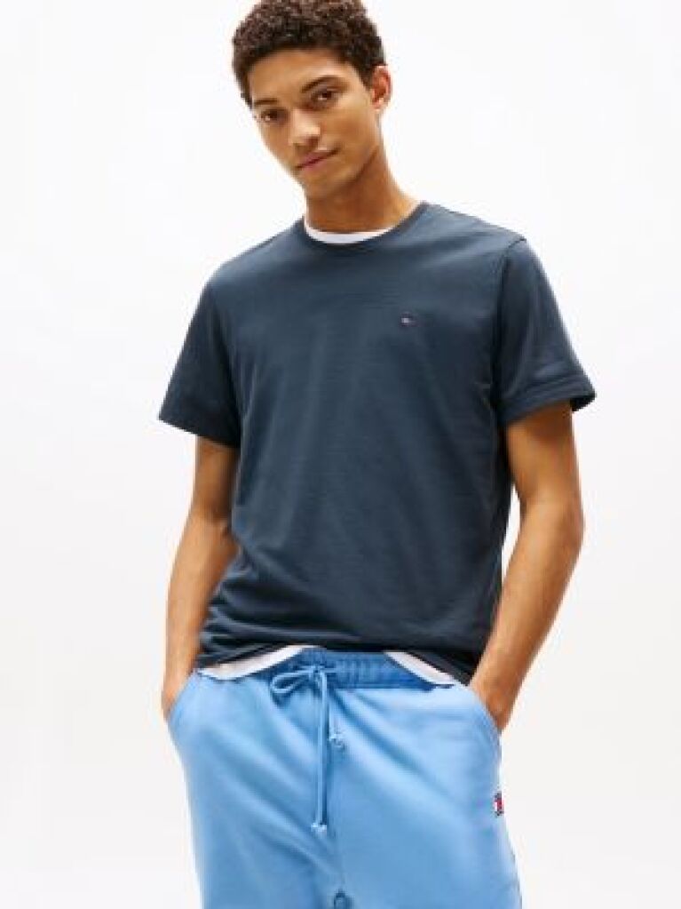 Negru Tricou Crew Regular Fit  Barbati