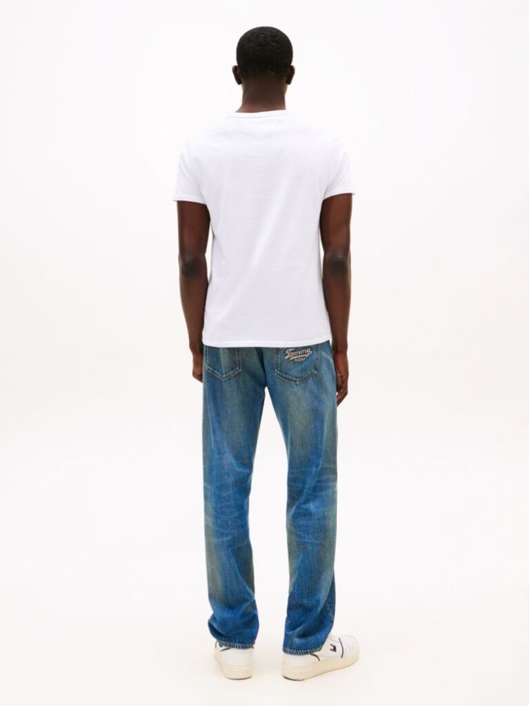 Alb Tricou Crew Regular Fit  Barbati