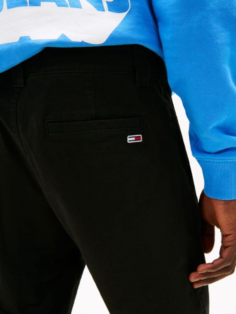 Black Scanton Slim Fit Chinos  Men