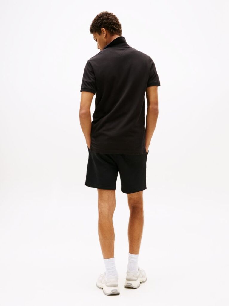 Negru Polo Slim Placket TJM  Barbati