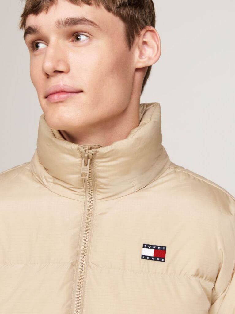 Bej Jacheta Puffer Alaska Impermeabila Umpluta Cu Puf   Barbati