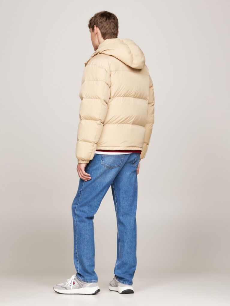 Bej Jacheta Puffer Alaska Impermeabila Umpluta Cu Puf   Barbati