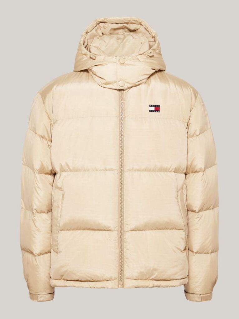 Bej Jacheta Puffer Alaska Impermeabila Umpluta Cu Puf   Barbati