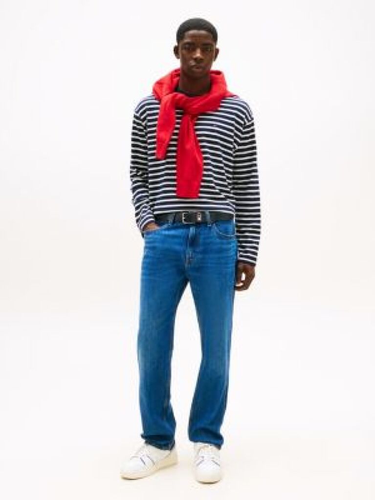 Denim Jeans Ryan Regular Fit Drepti Decolorati  Barbati