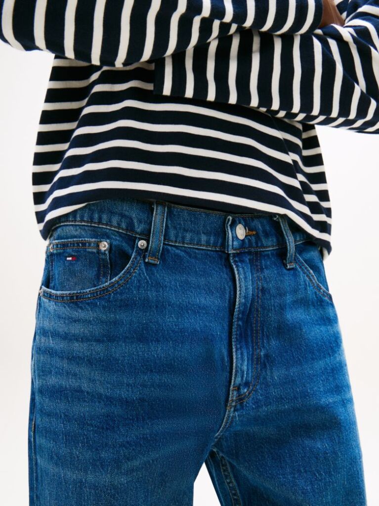 Denim Jeans Ryan Regular Fit Drepti Decolorati  Barbati